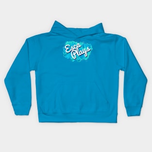 Blue Watercolor Kids Hoodie